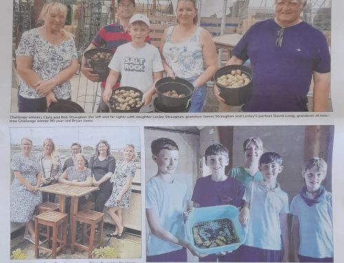 Records tumble at Potato Growing Challenge (Abergavenny Chronicle, 11 August 2025)