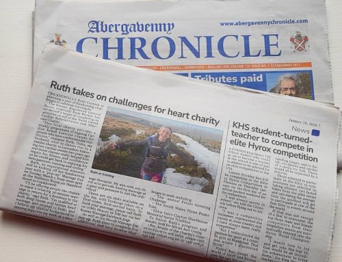 Retired nurse takes on a year of challenges for us (Abergavenny Chronicle, 26 January)