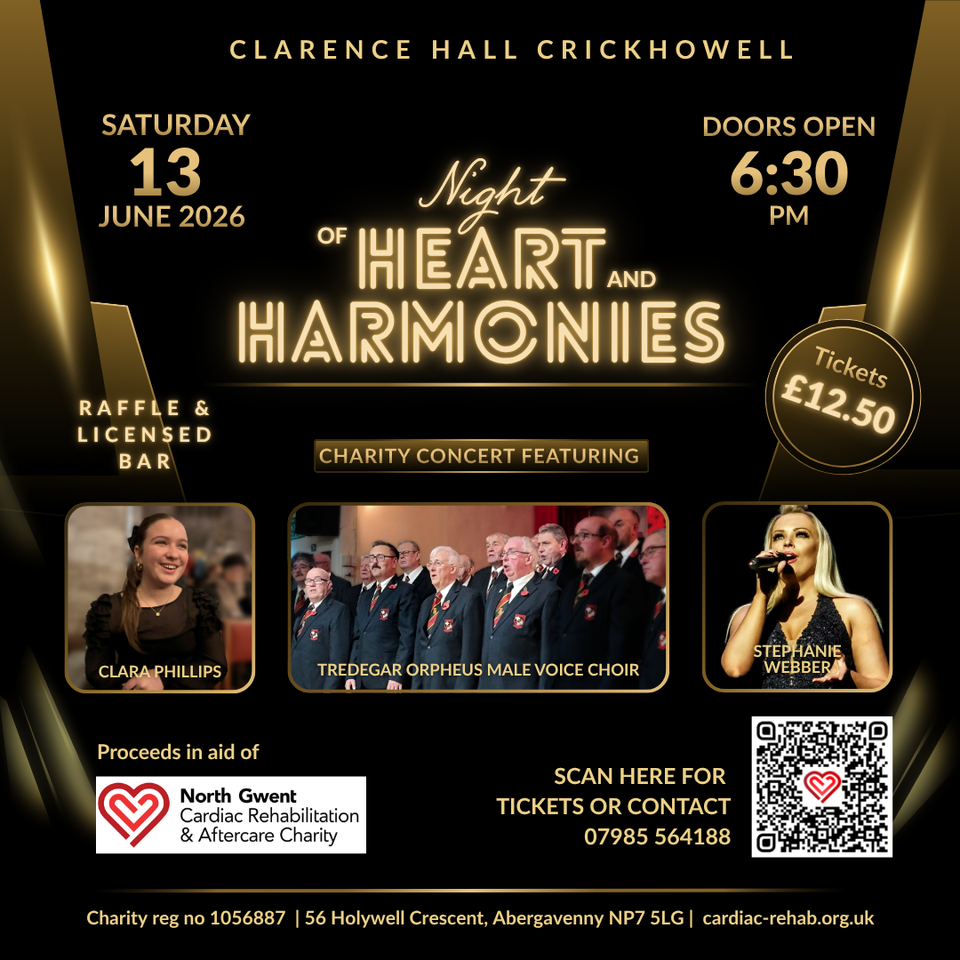 Night of Heart & Harmonies concert poster